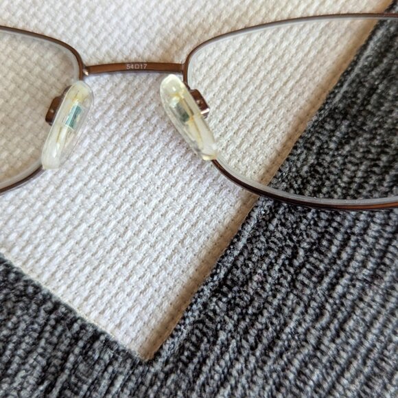 Sophia Loren Womens Eyeglasses M178 Zyloware Brown Metal Frame 54-17-135 - Picture 7 of 8